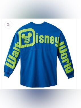 Disney Teal Long-Sleeve Kids Graphic Tee with Yellow Logo